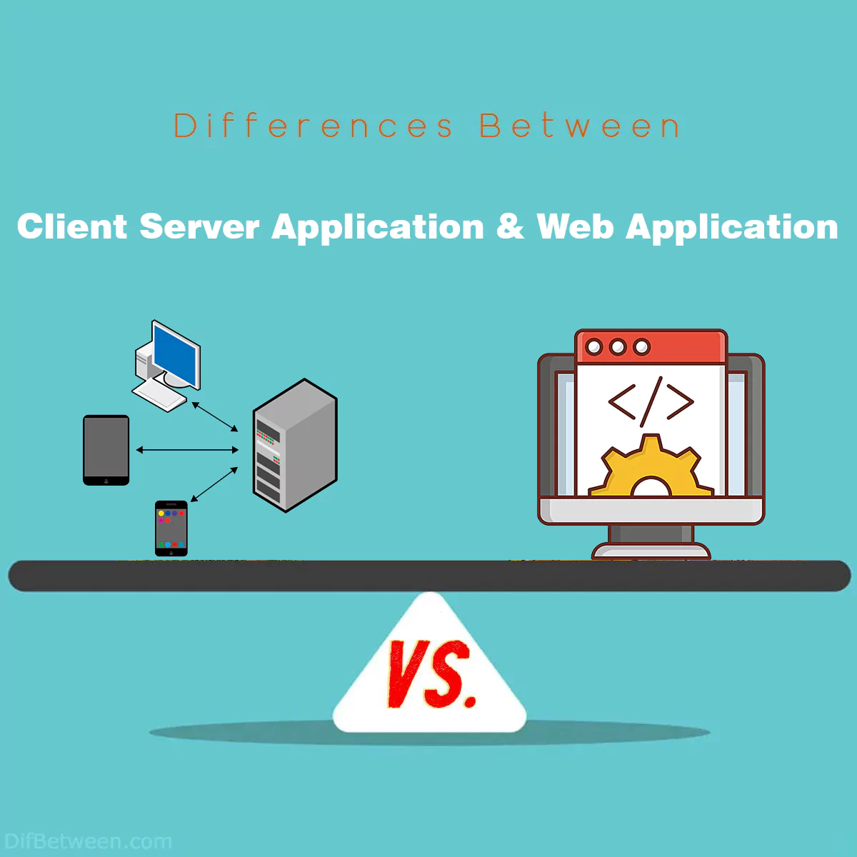 Differences Between Client Server Application and Web Application