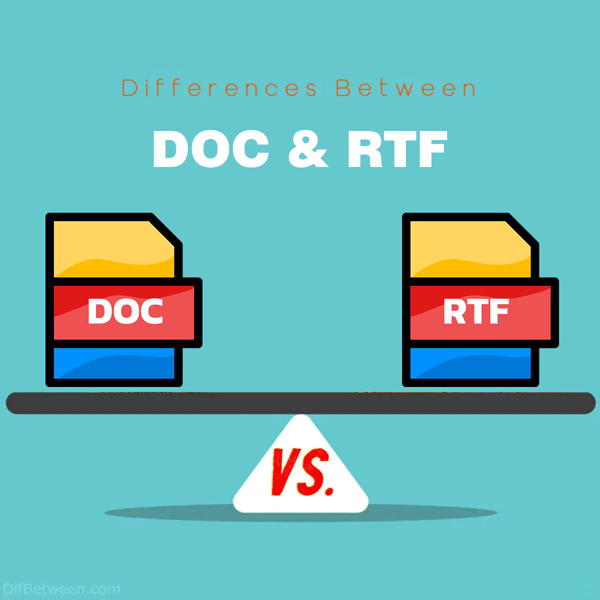 Differences Between DOC and RTF