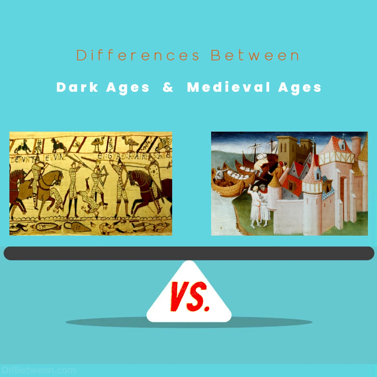 Differences Between Dark Ages vs Medieval Ages