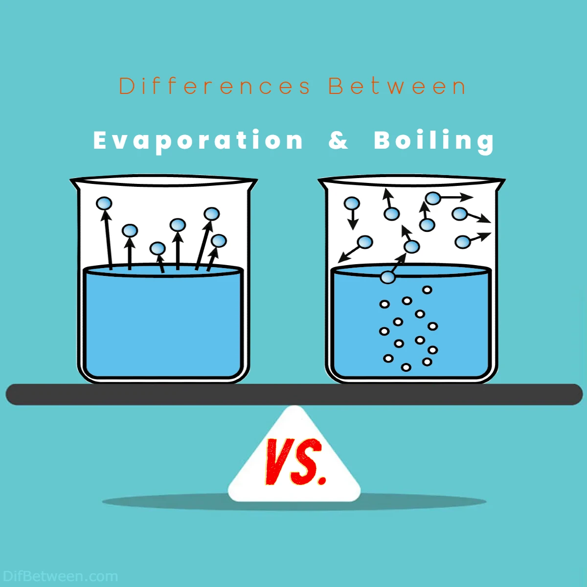 Differences Between Evaporation vs Boiling