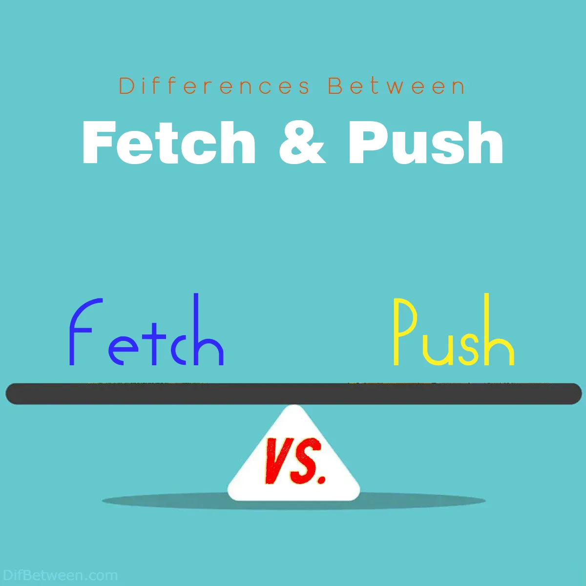 Differences Between Fetch and Push