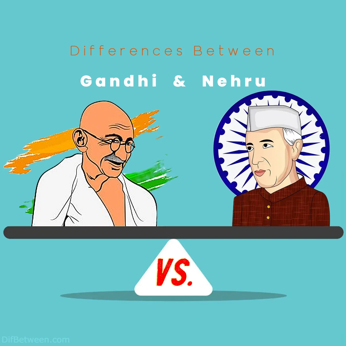 Differences Between Gandhi vs Nehru