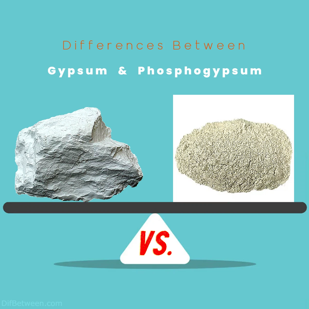 Differences Between Gypsum vs Phosphogypsum
