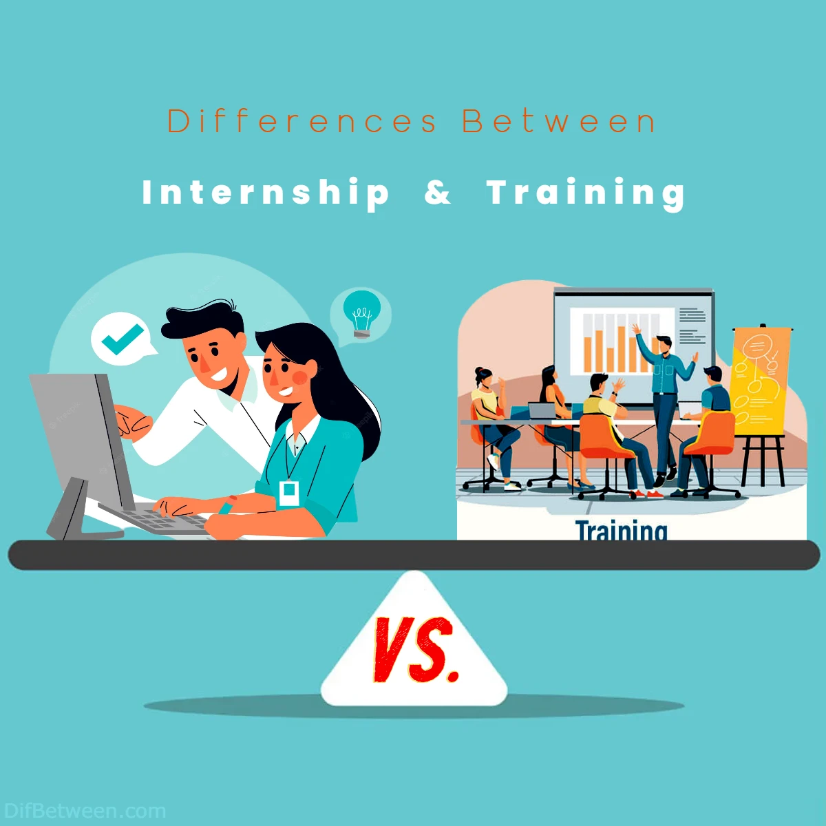 Differences Between Internship vs Training