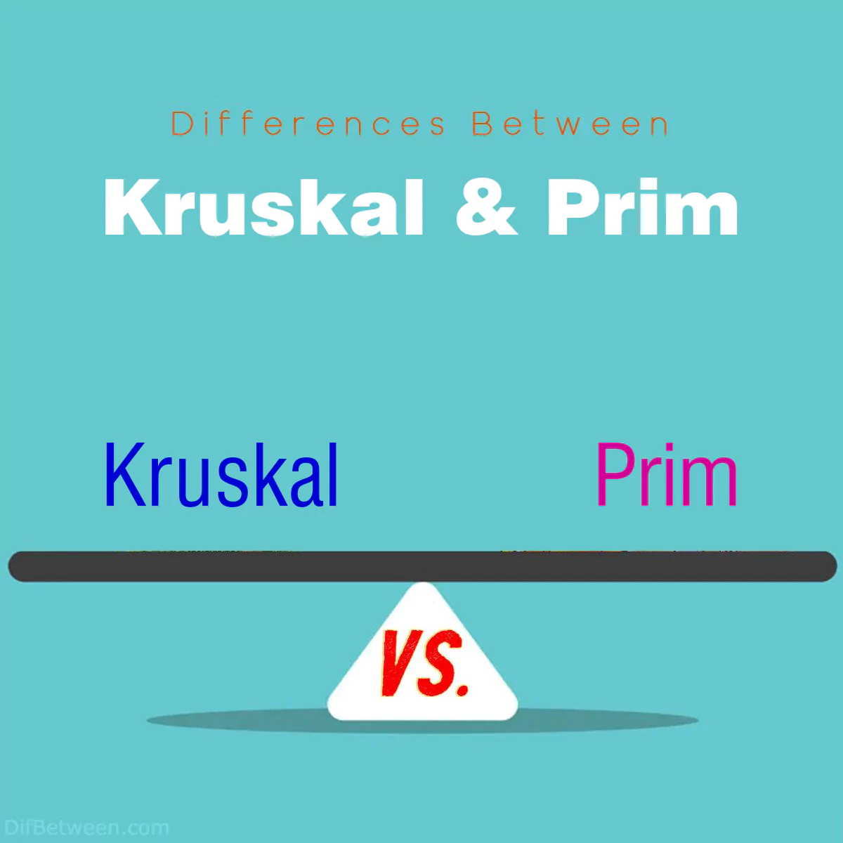 Differences Between Kruskal and Prim