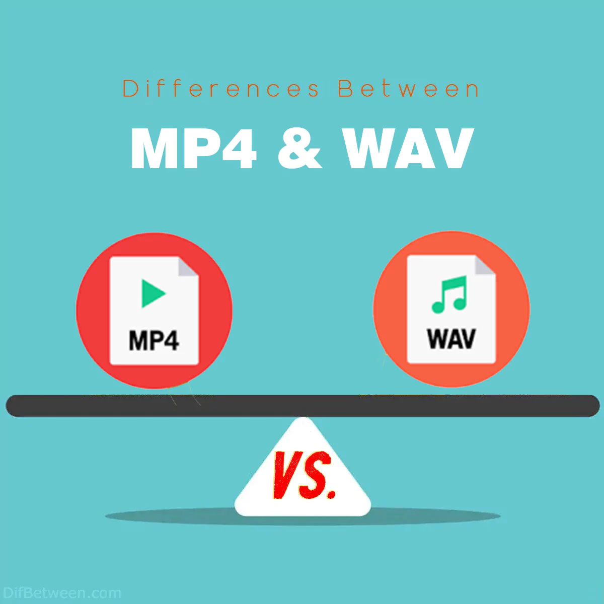 Differences Between MP4 and WAV