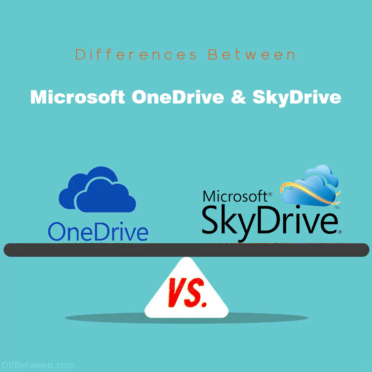 Differences Between Microsoft OneDrive and SkyDrive