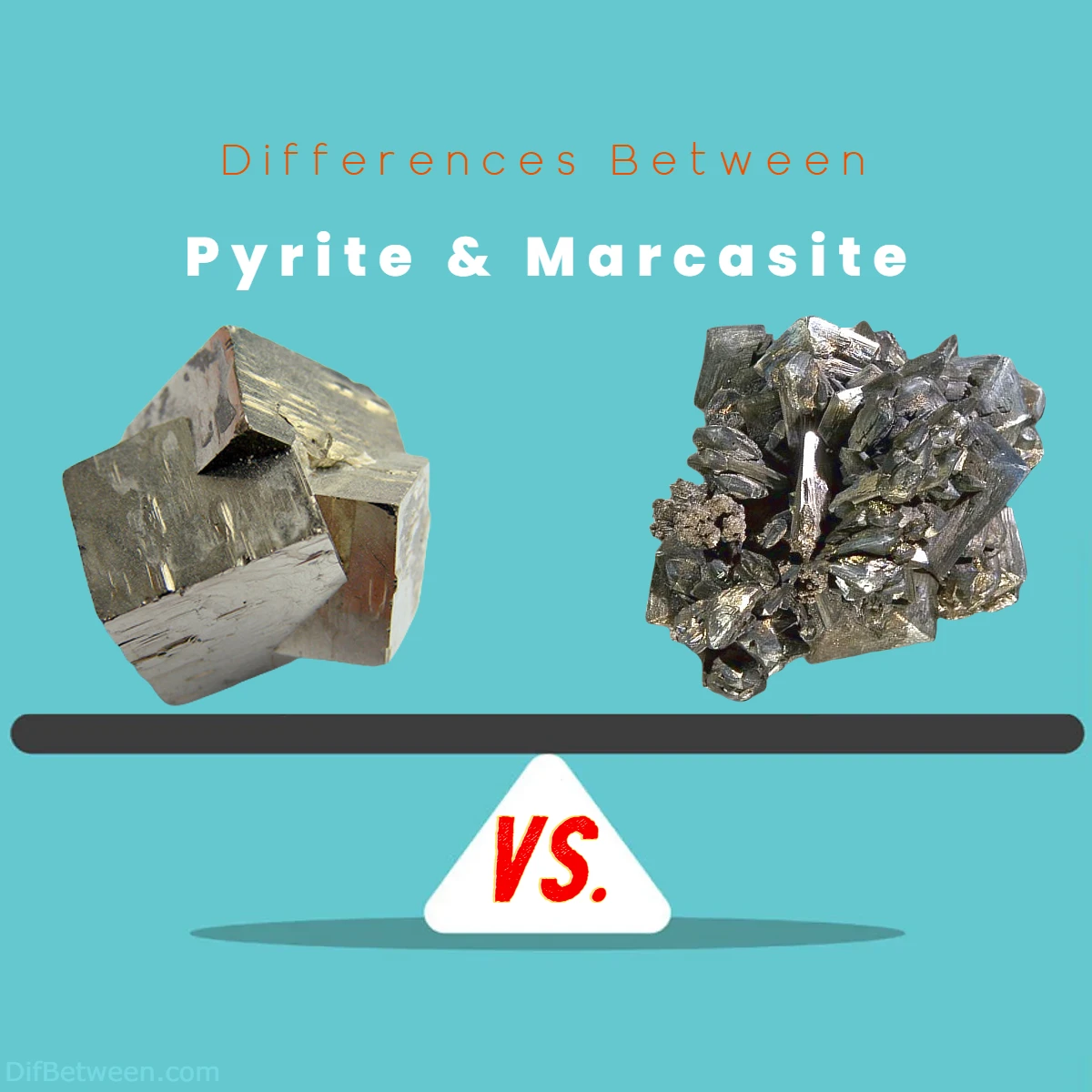 Differences Between Pyrite vs Marcasite