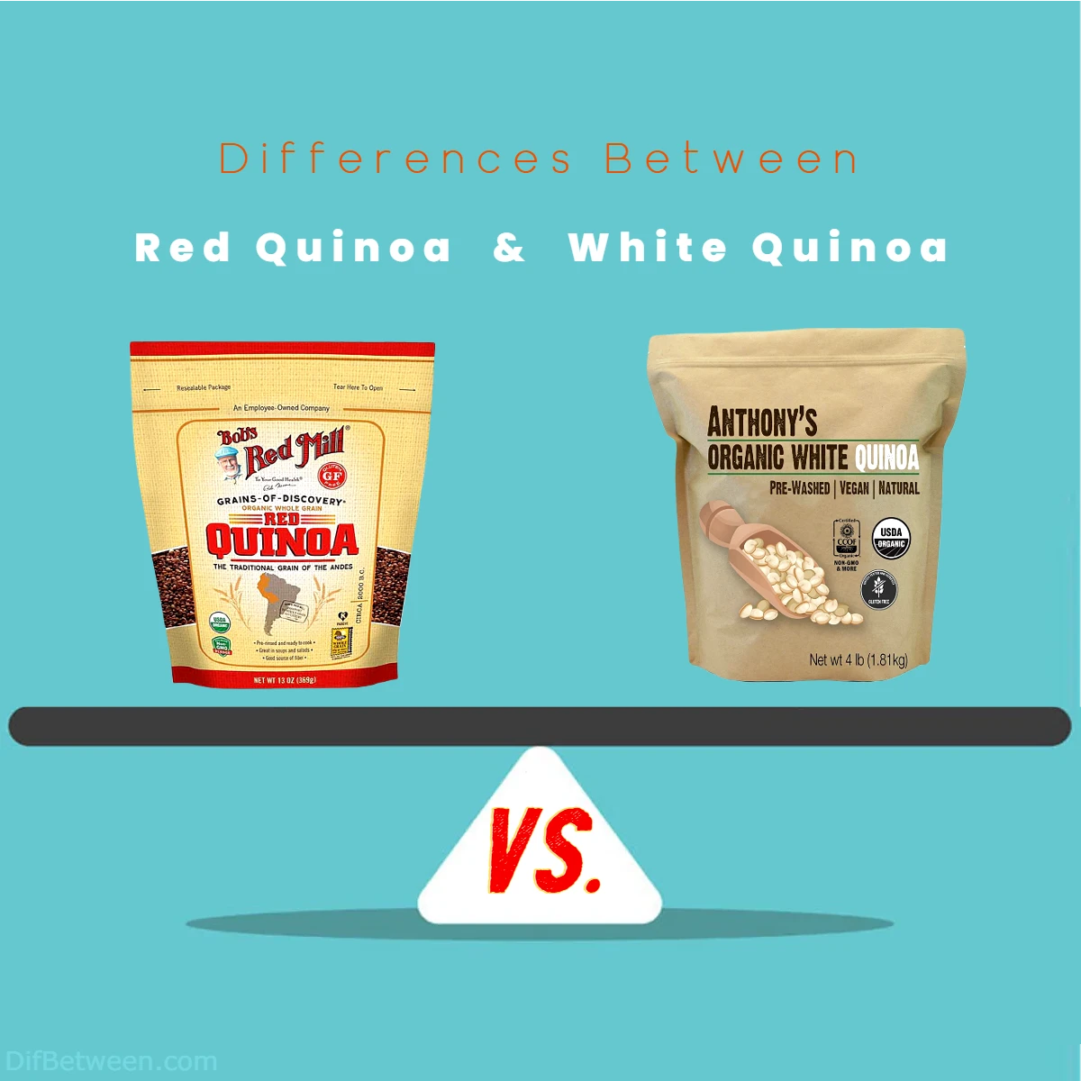Differences Between Red Quinoa vs White Quinoa