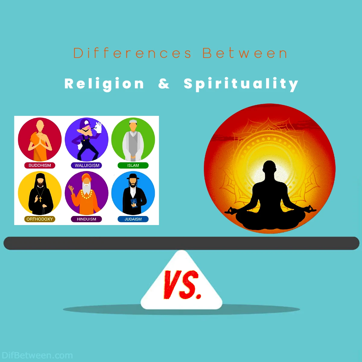Differences Between Religion vs Spirituality