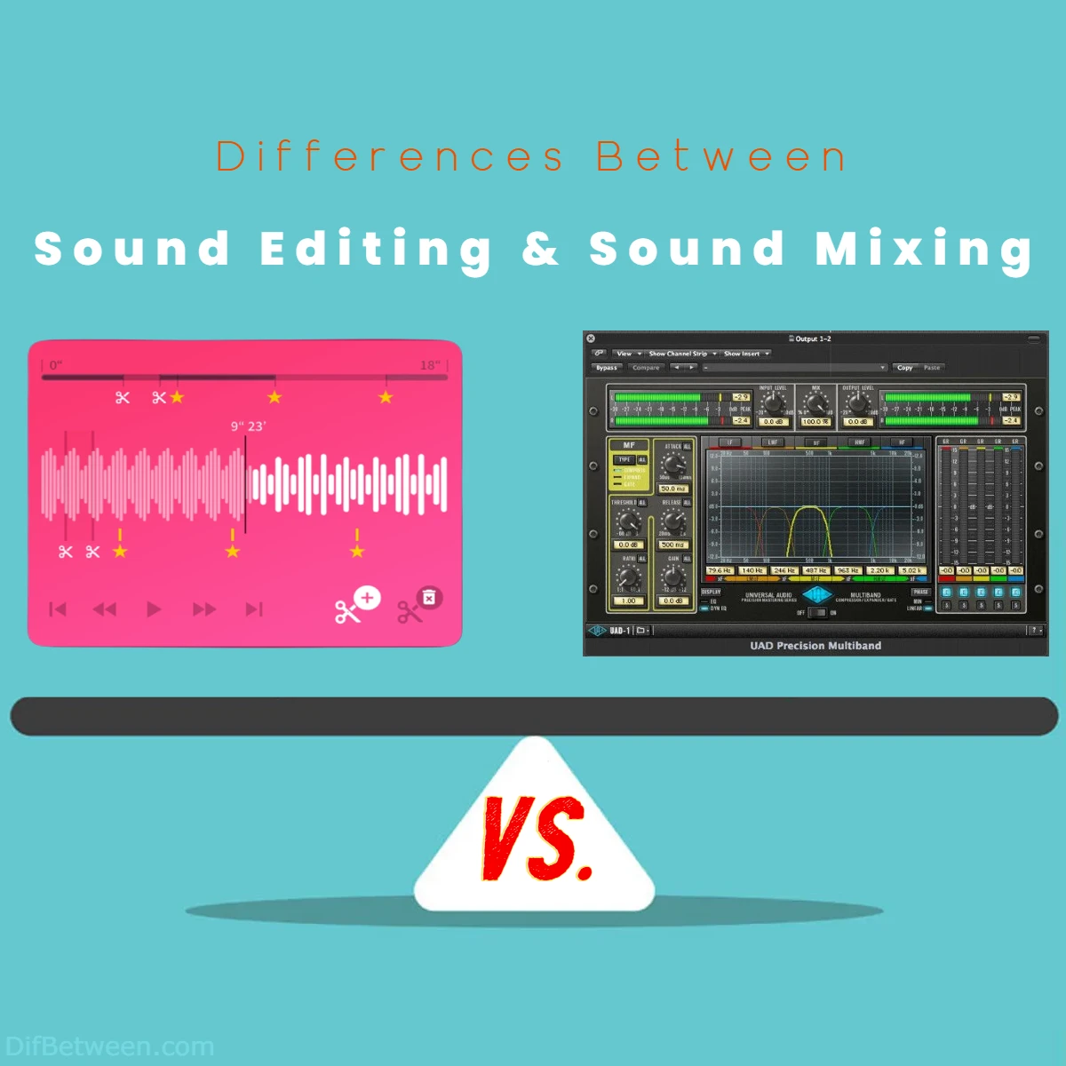Differences Between Sound Editing vs Sound Mixing