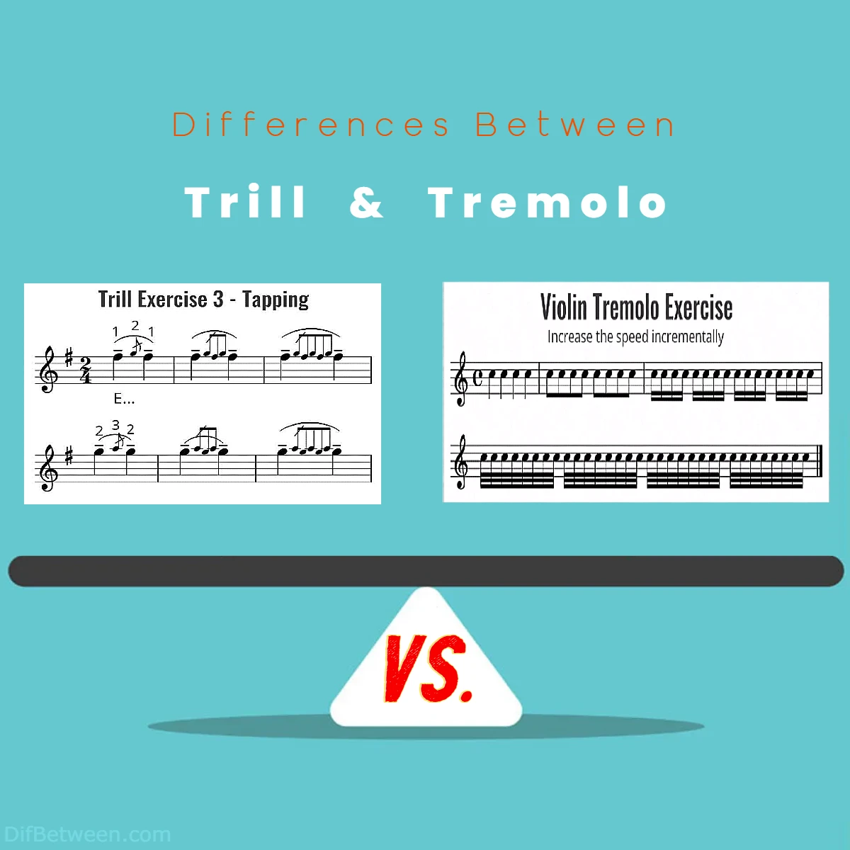 Differences Between Trill vs Tremolo