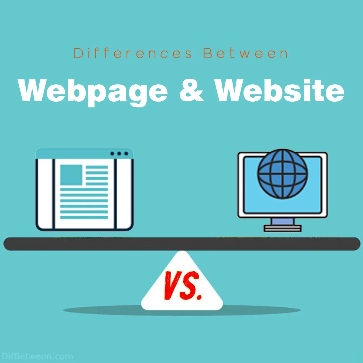 Differences Between Webpage and Website