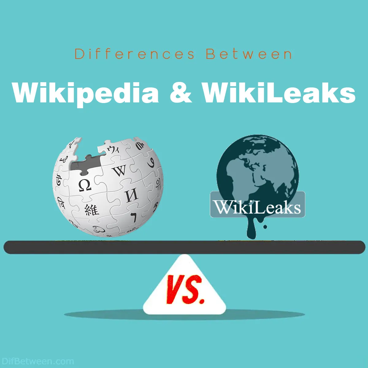 Differences Between Wikipedia and WikiLeaks