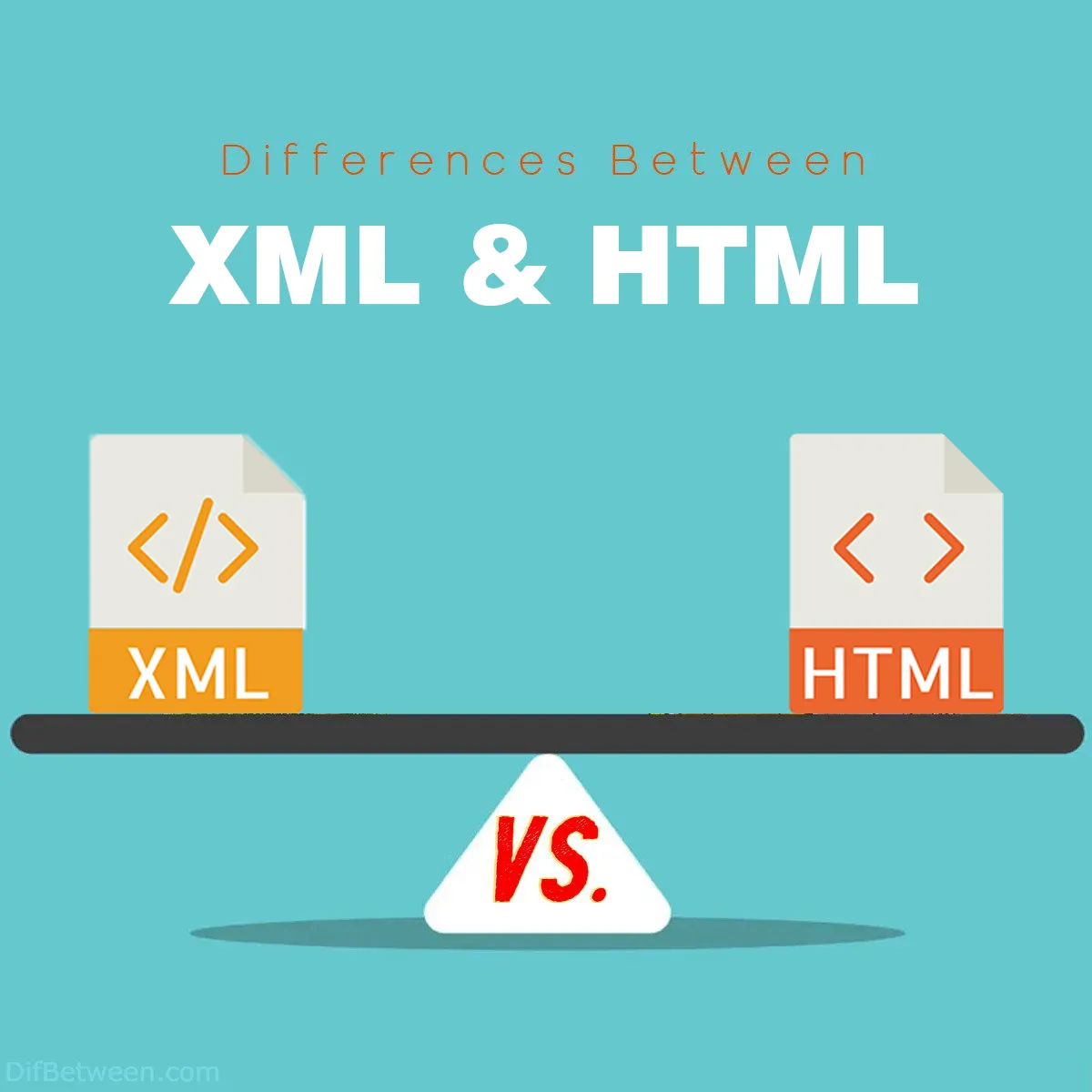 Differences Between XML and HTML