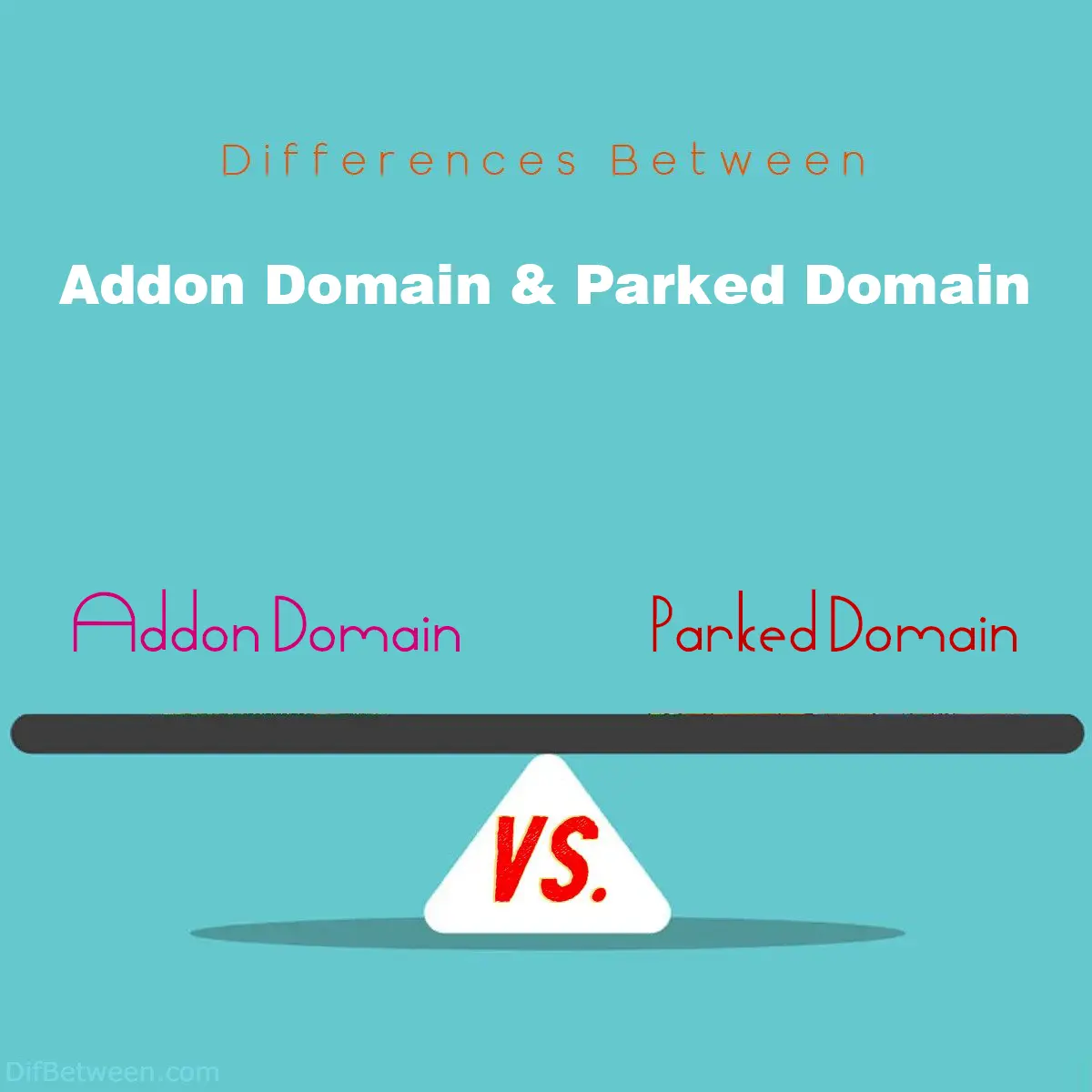 Key Differences Between Addon Domain and Parked Domain