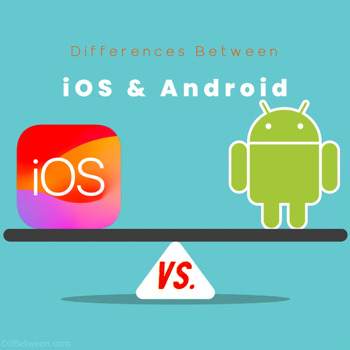 difference between Android and iOS