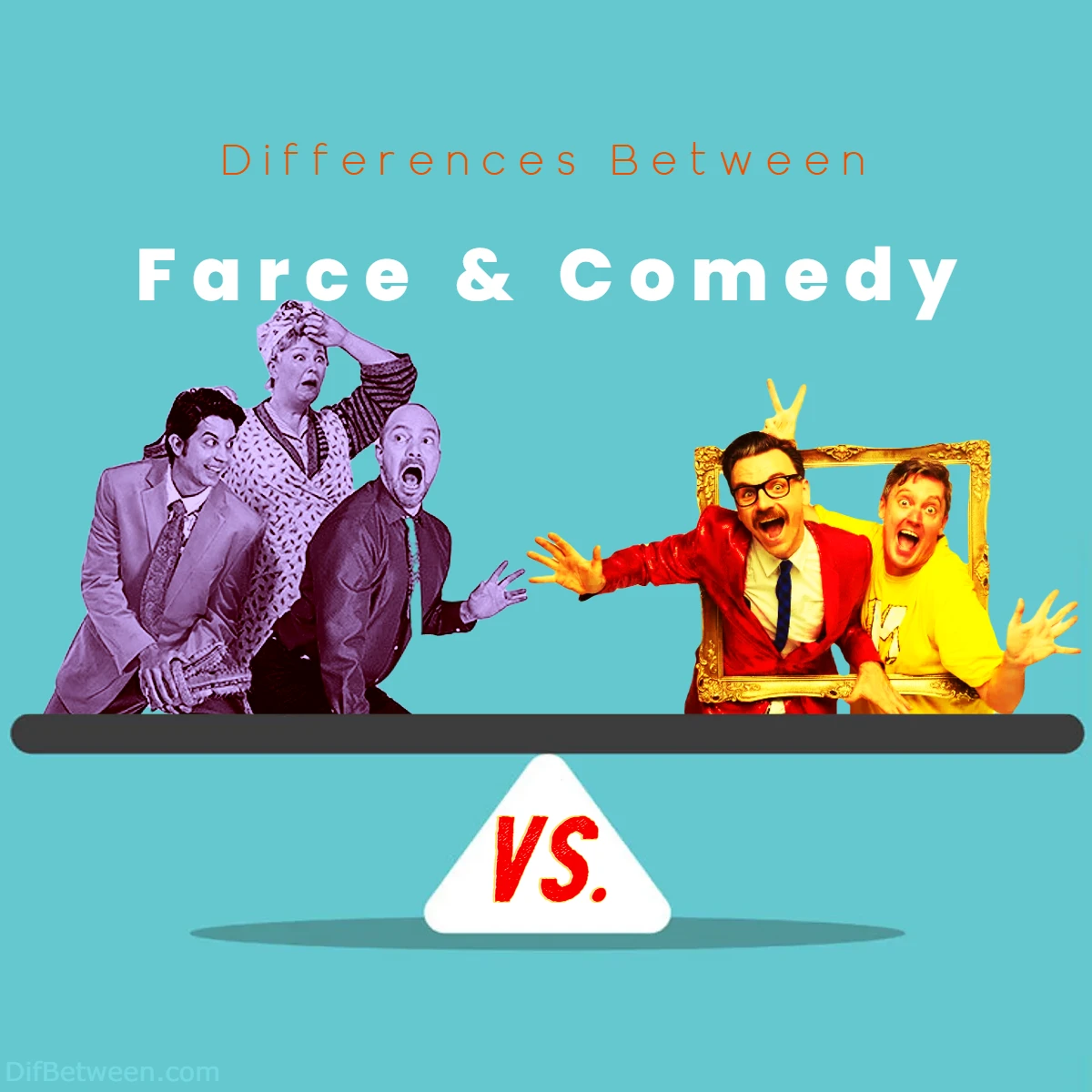 difference between Comedy and Farce