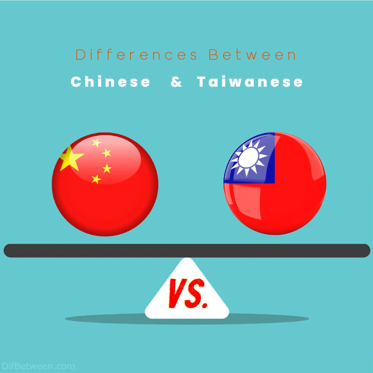 Differences Between Chinese vs Taiwanese