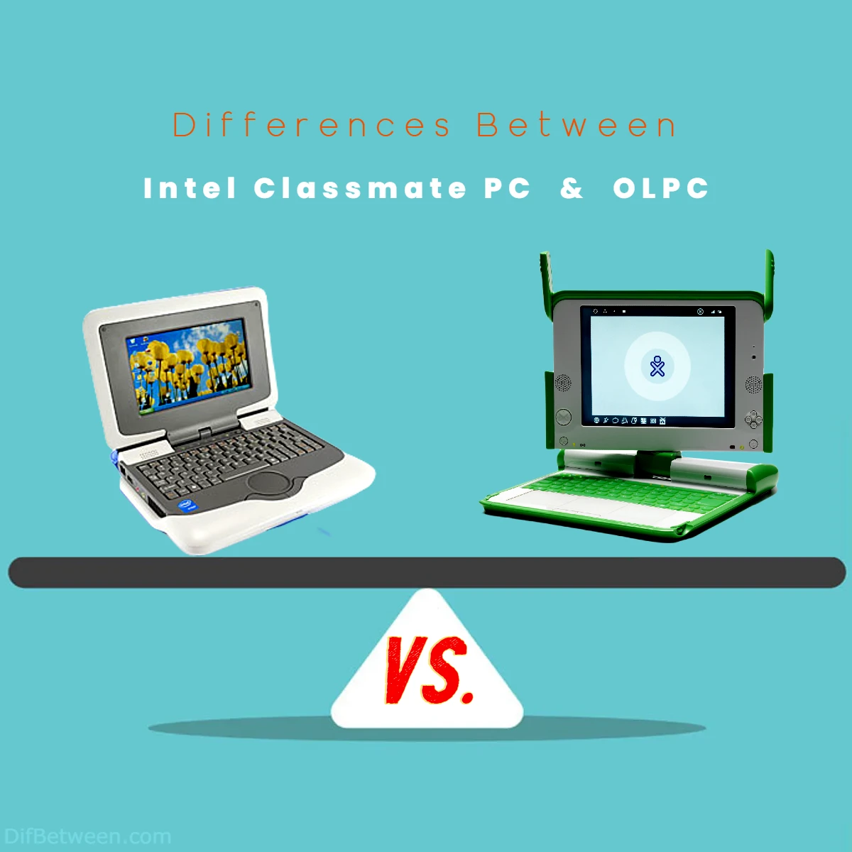 Differences Between Intel Classmate PC vs One Laptop Per Child (OLPC)