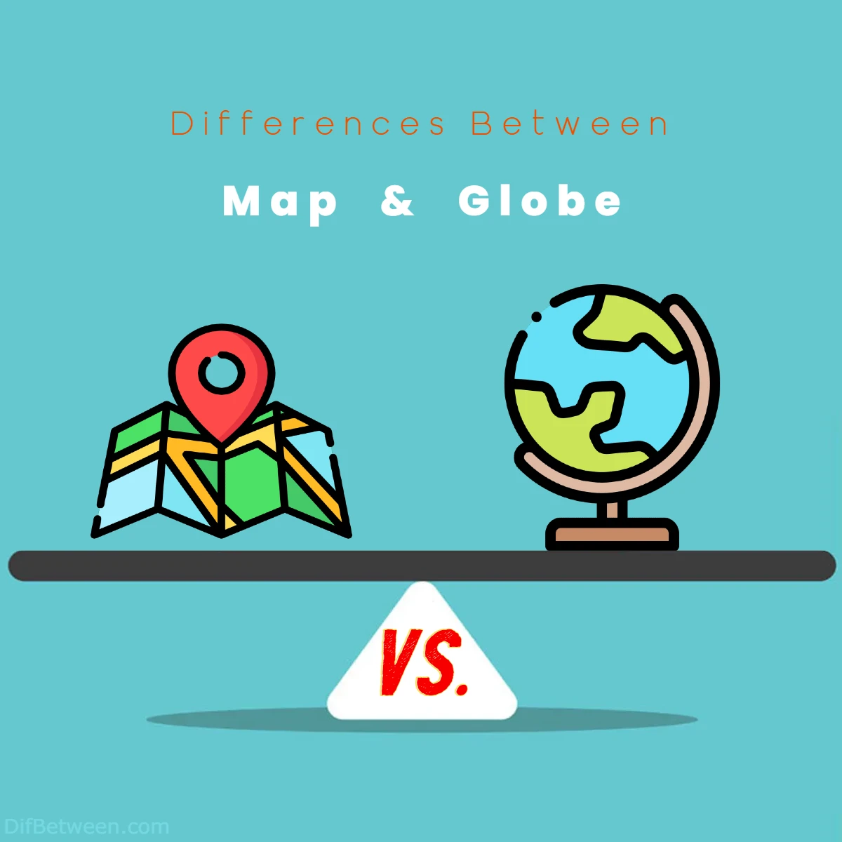 Differences Between Map vs Globe
