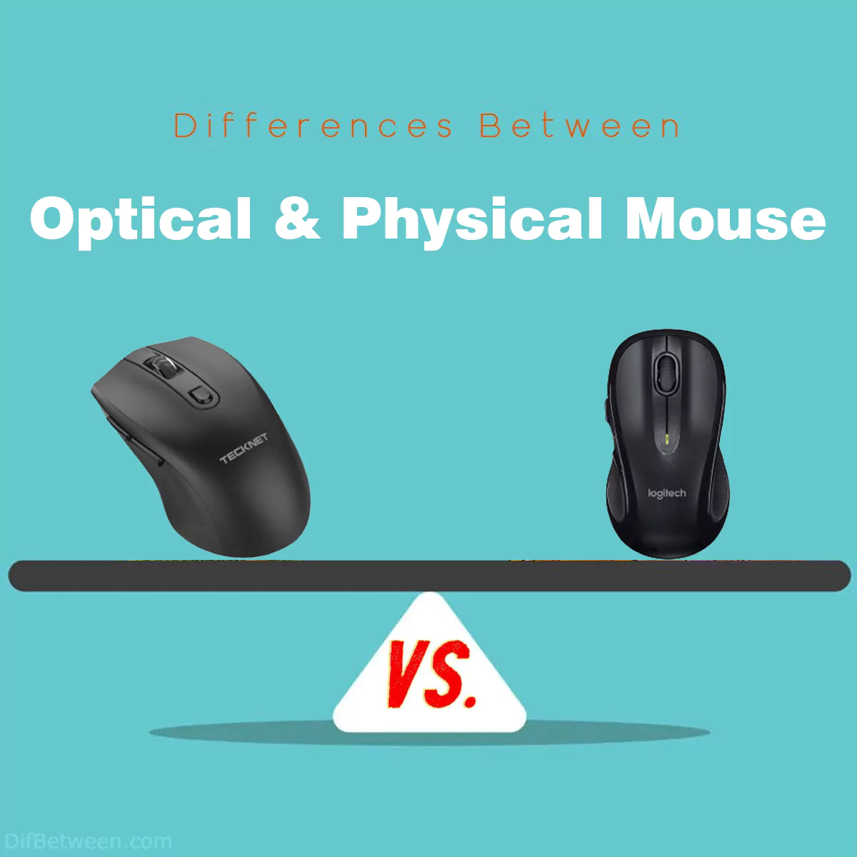 Differences Between Optical and Physical Mouse