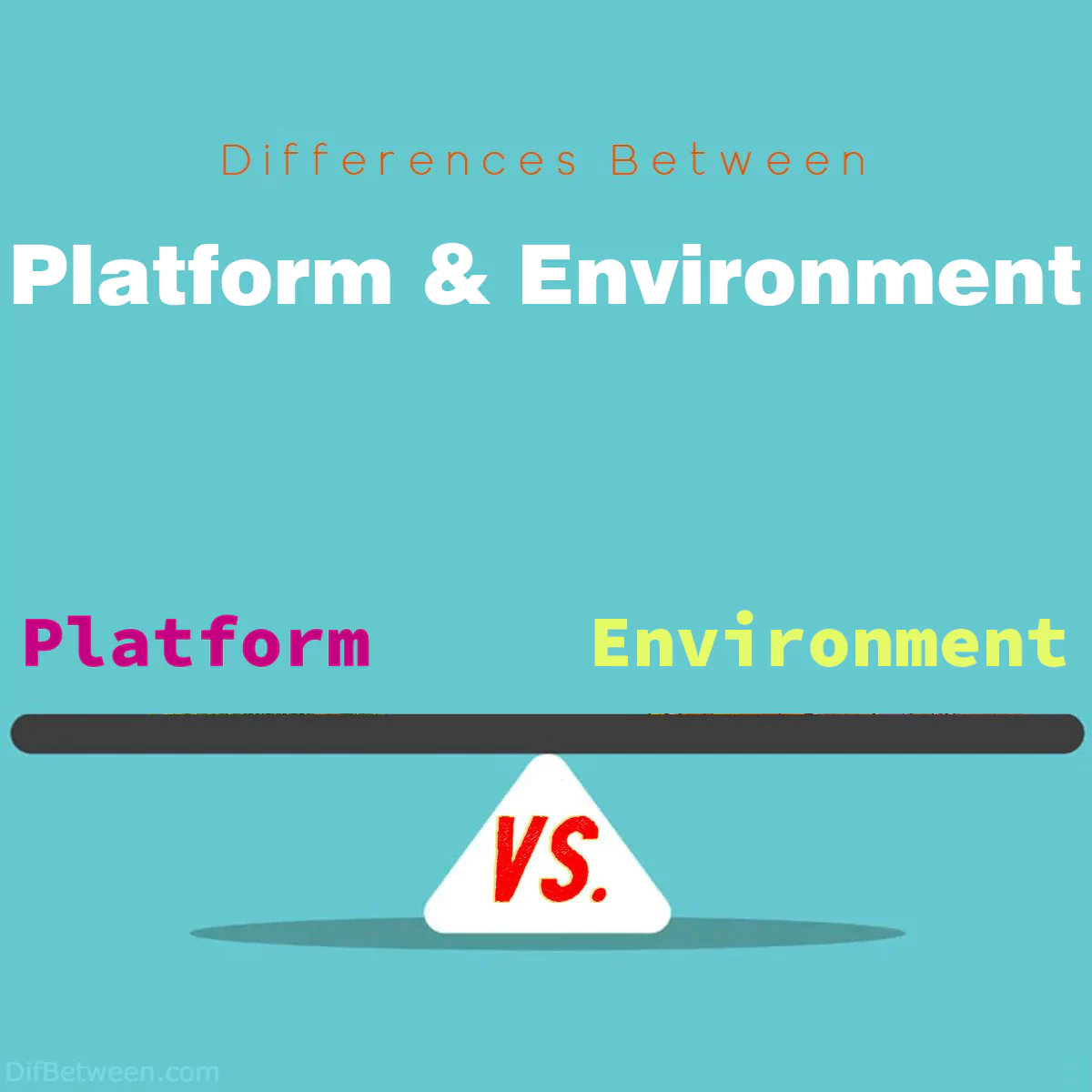 Differences Between Platform and Environment