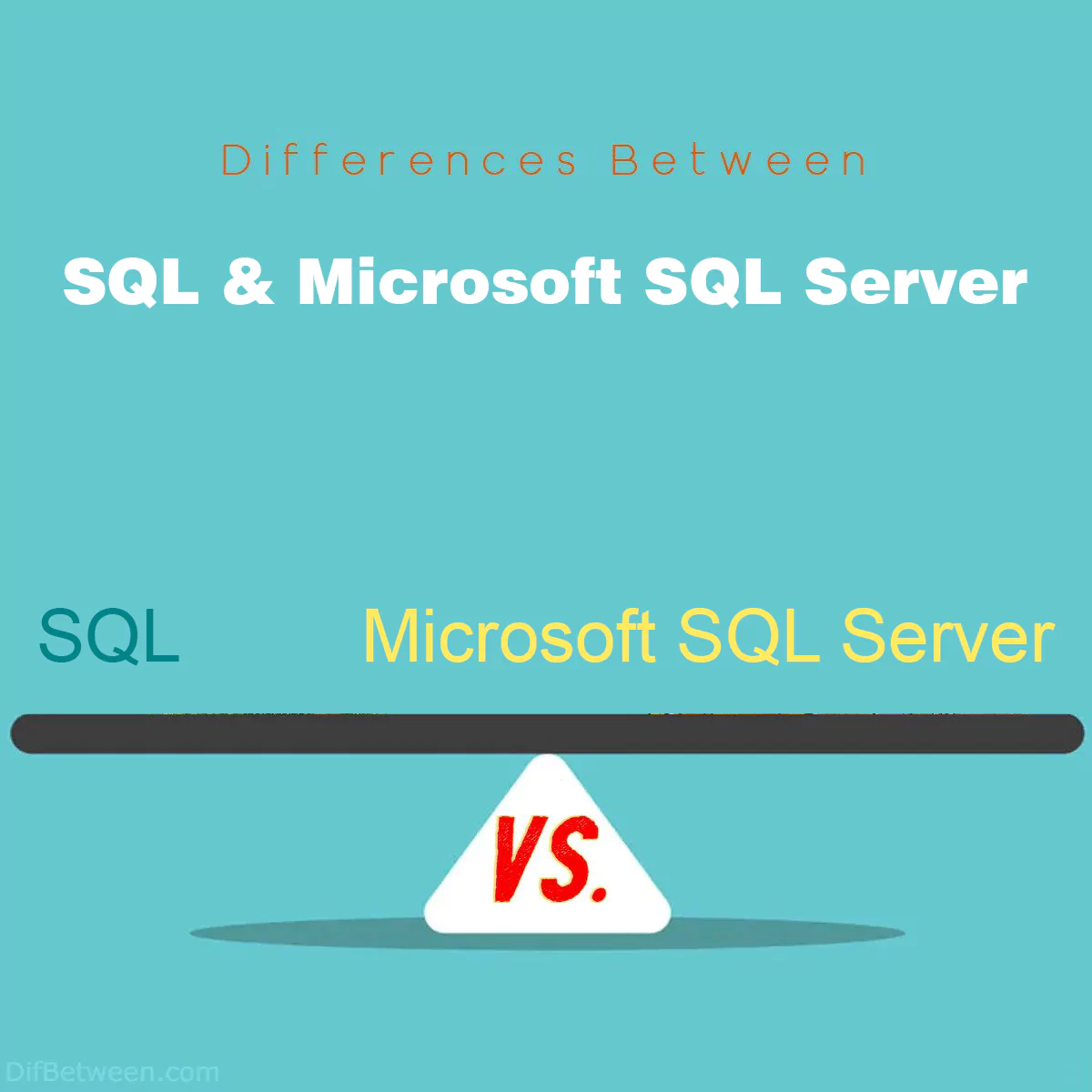 Differences Between SQL and Microsoft SQL Server