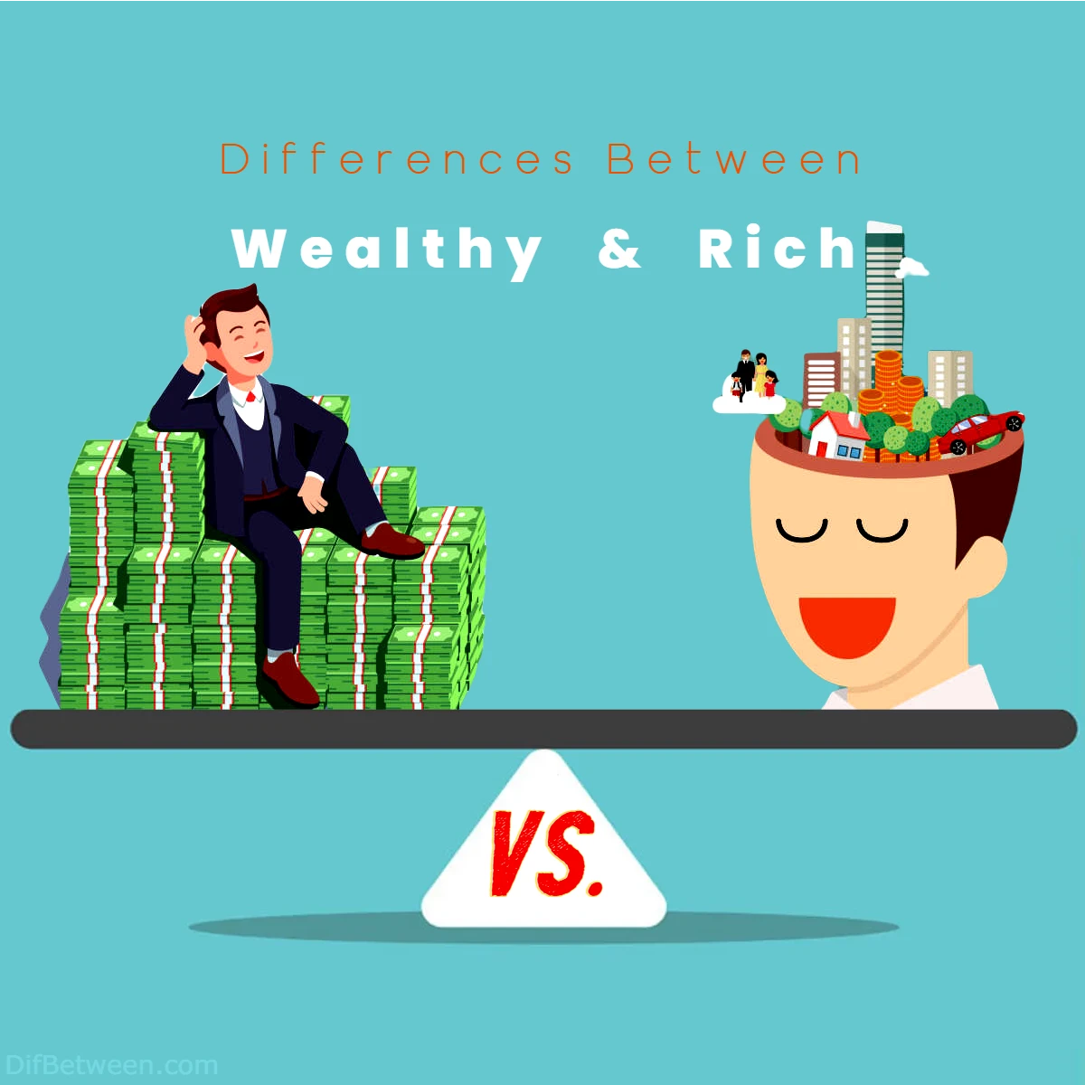 Differences Between Wealthy vs Rich