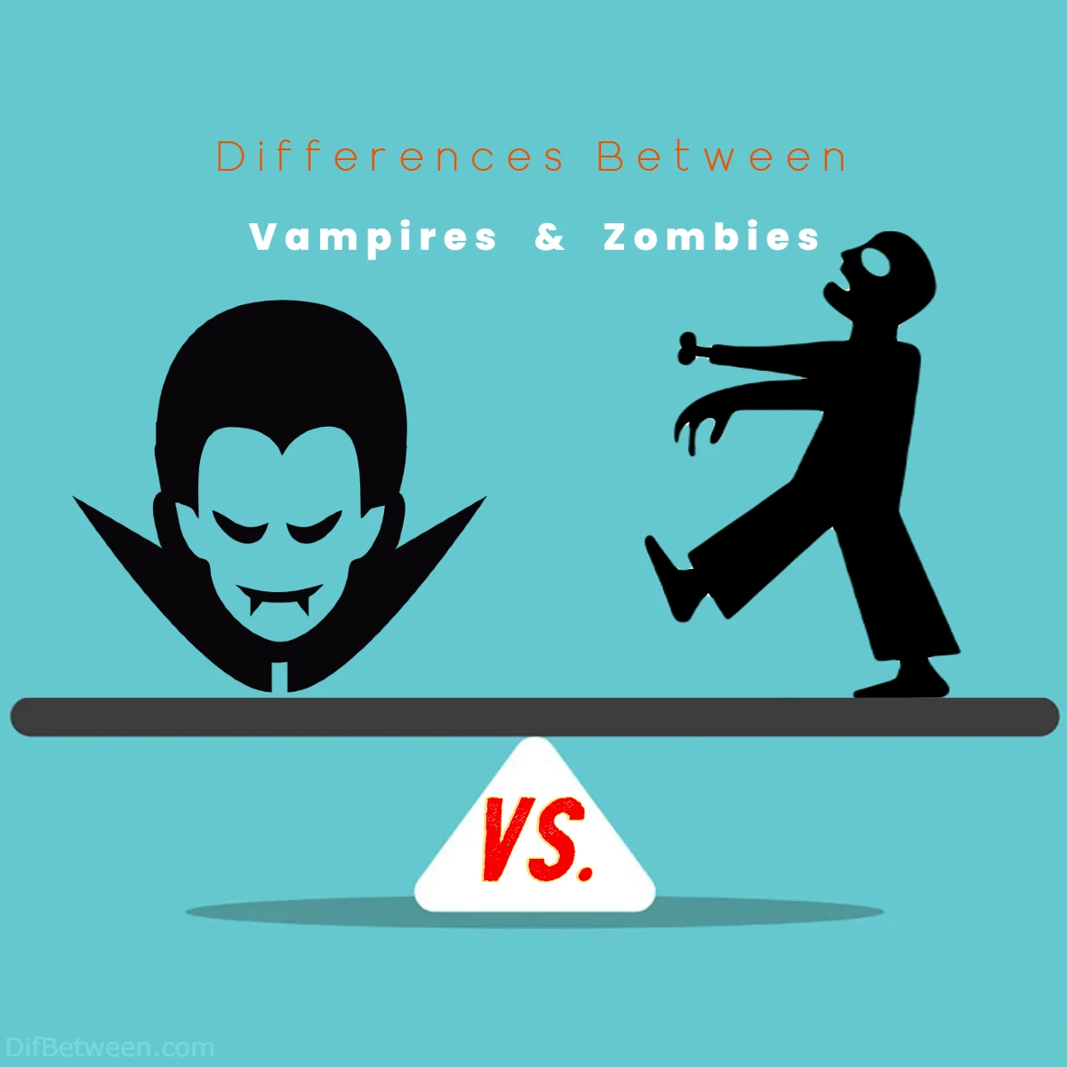 Differences Between vampires vs zombies