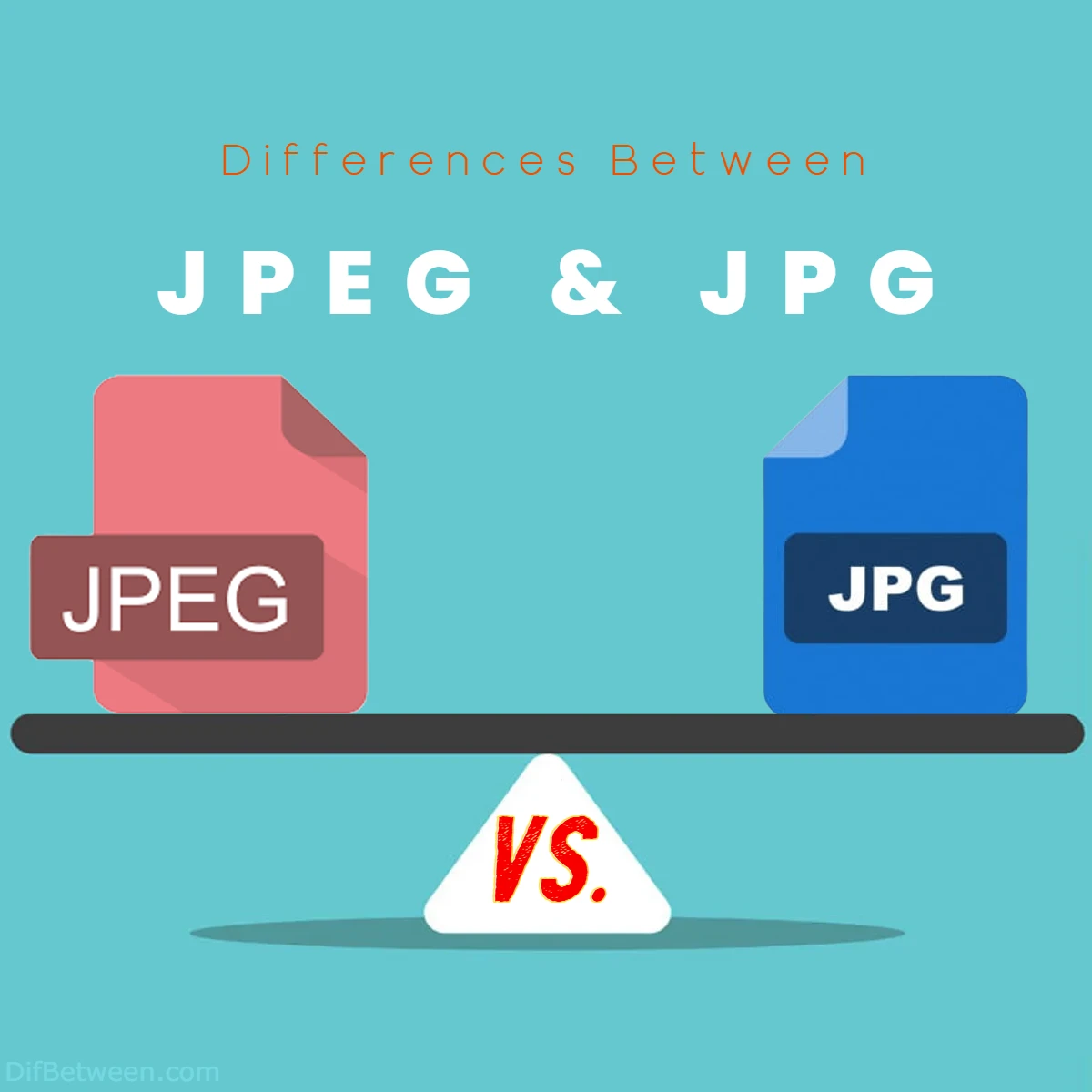 Differences Between JPEG and JPG Formats