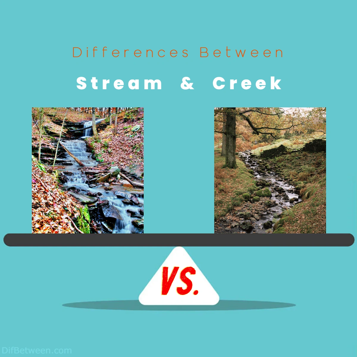 Difference Between Stream and Creek