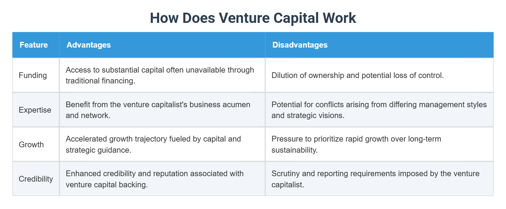 How Does Venture Capital Work
