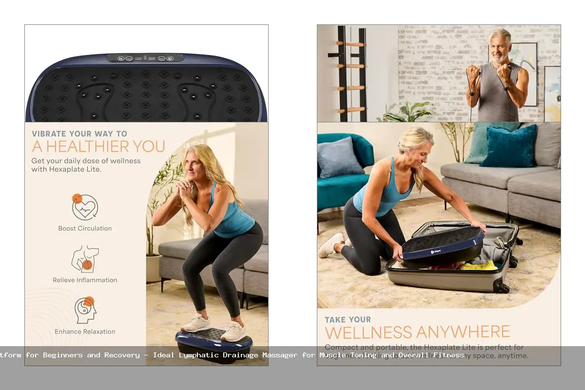 Lifepro Vibration Plate Machine - Full Body Workout With Magnetic Acupoints