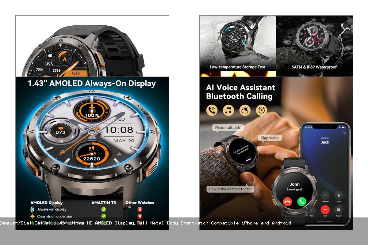 AMAZTIM Smart Watch Review: Rugged & Long-Lasting
