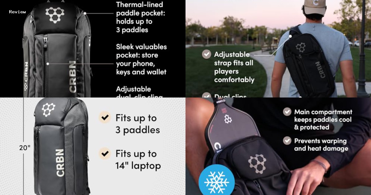 CRBN Pickleball Sling Bag Review: Pro Team Ready