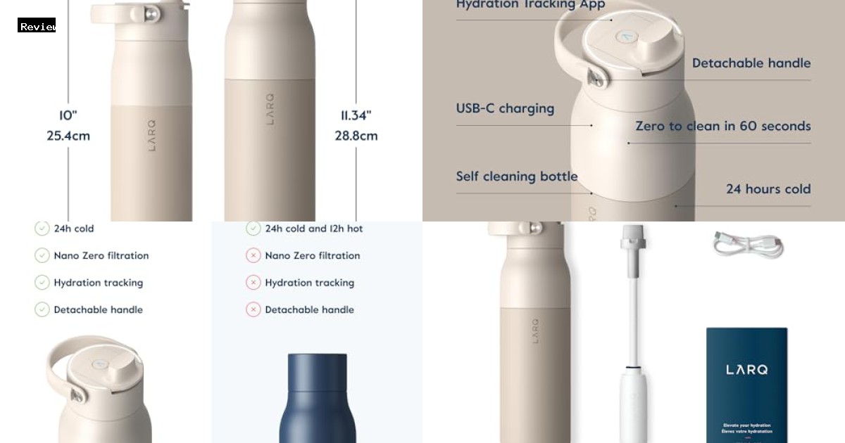 LARQ PureVis 2 — 23 oz, $129