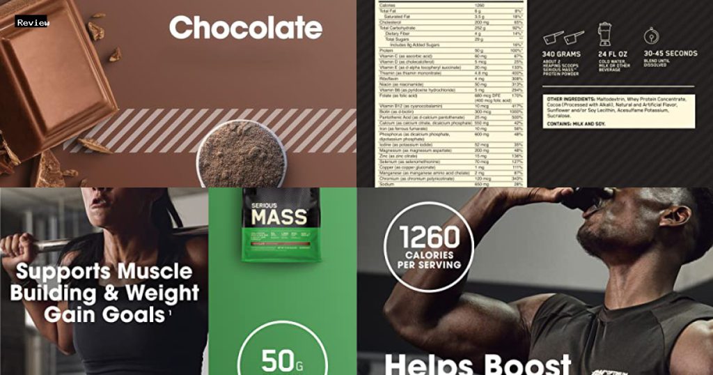Optimum Nutrition Serious Mass vs NAKED Mass