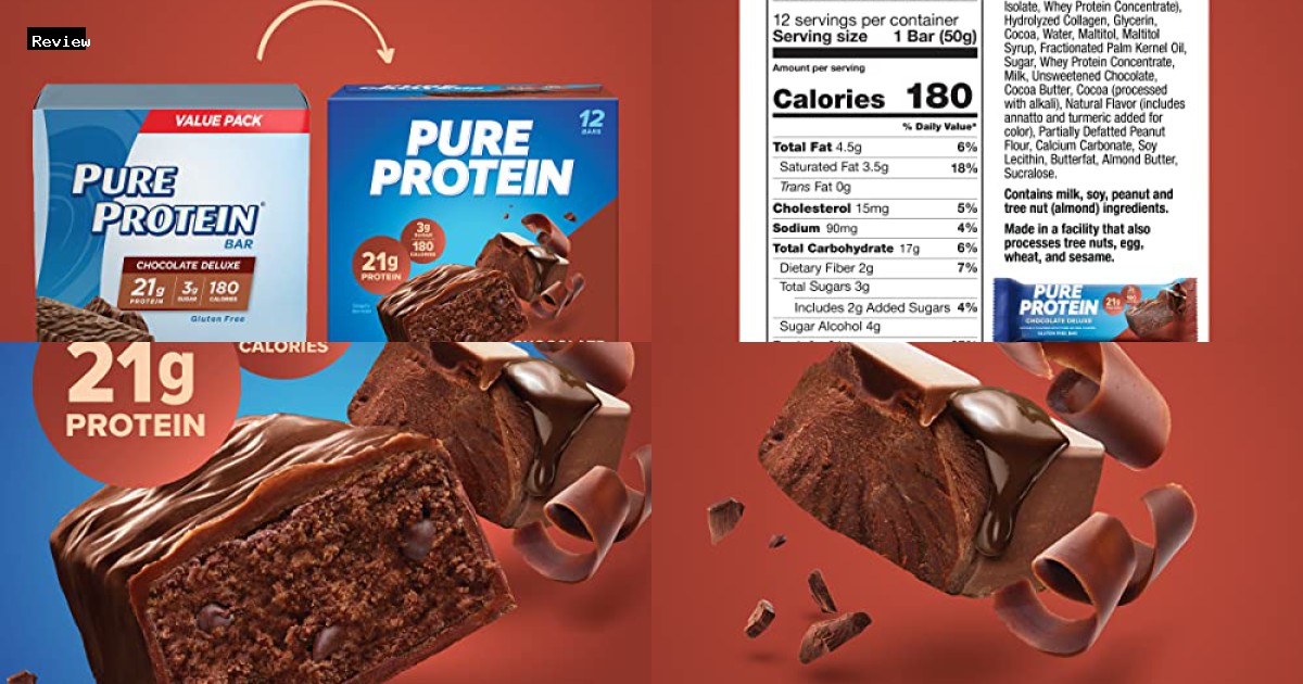 Pure Protein Bars Review: Chocolate Deluxe