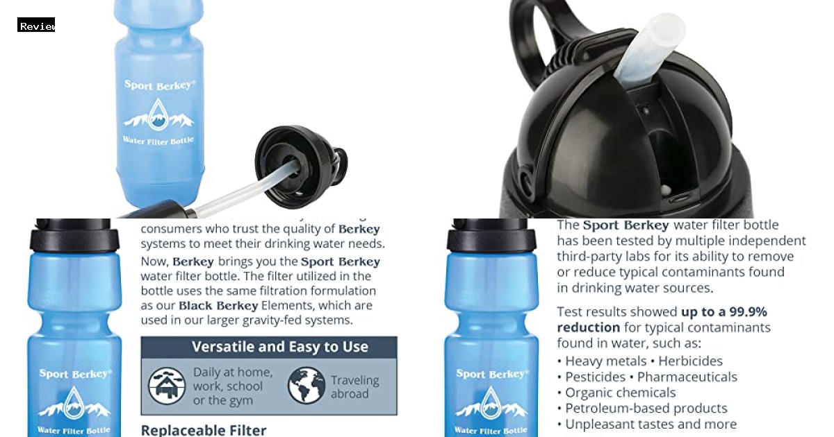 Sport Berkey Bottle Review: Portable Water Filter