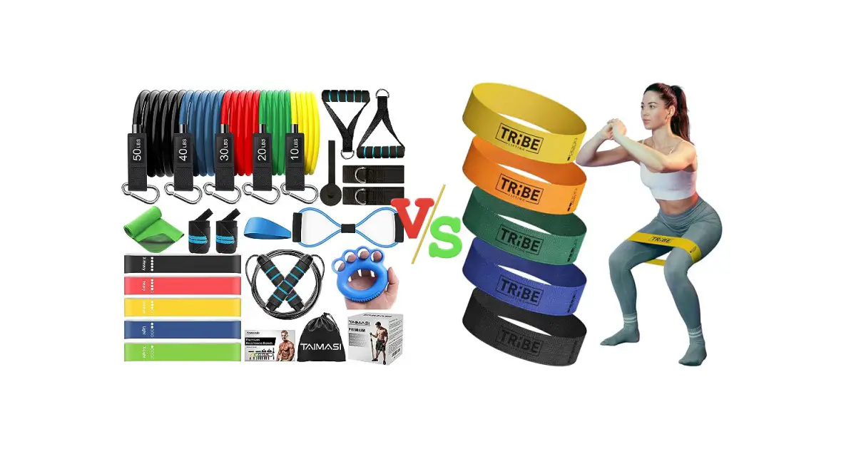Resistance Bands Set vs Fabric Resistance Bands