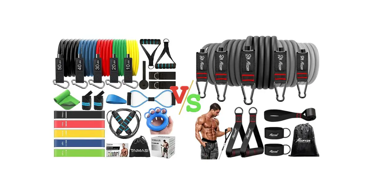 Resistance Bands Set vs HPYGN Resistance Band