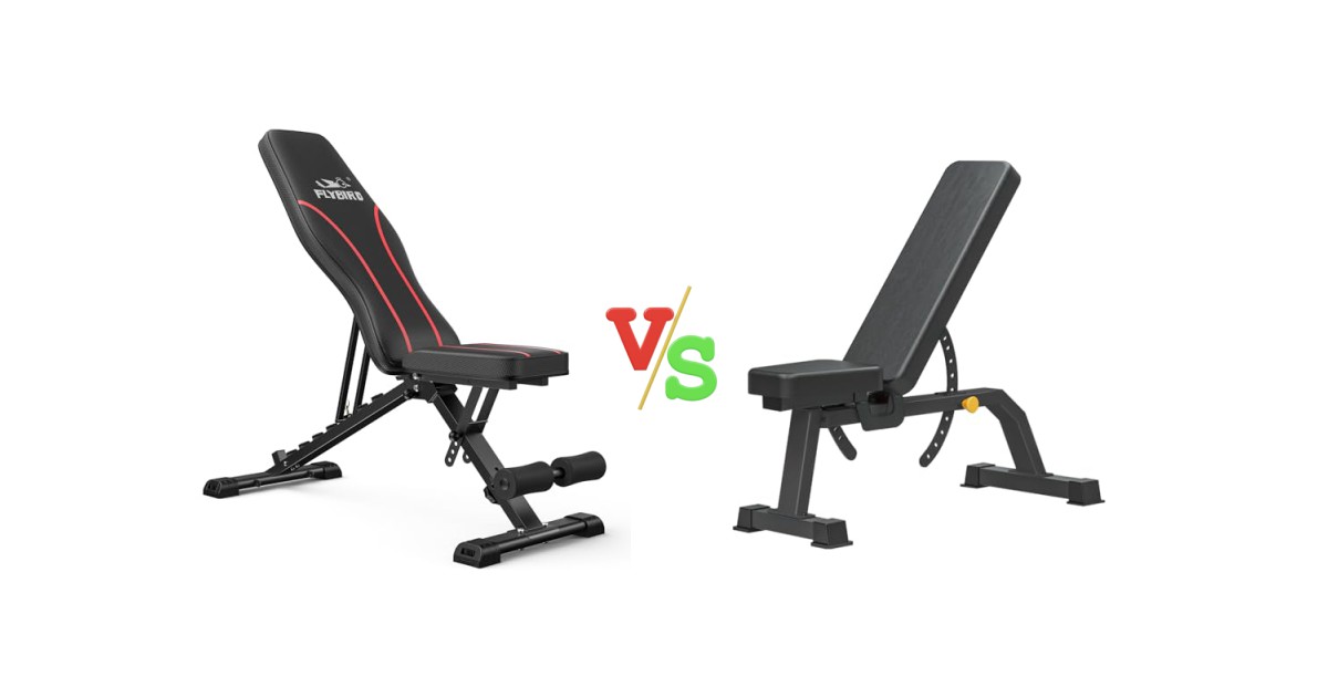 Right Bench FLYBIRD Bench vs Cometofit Bench