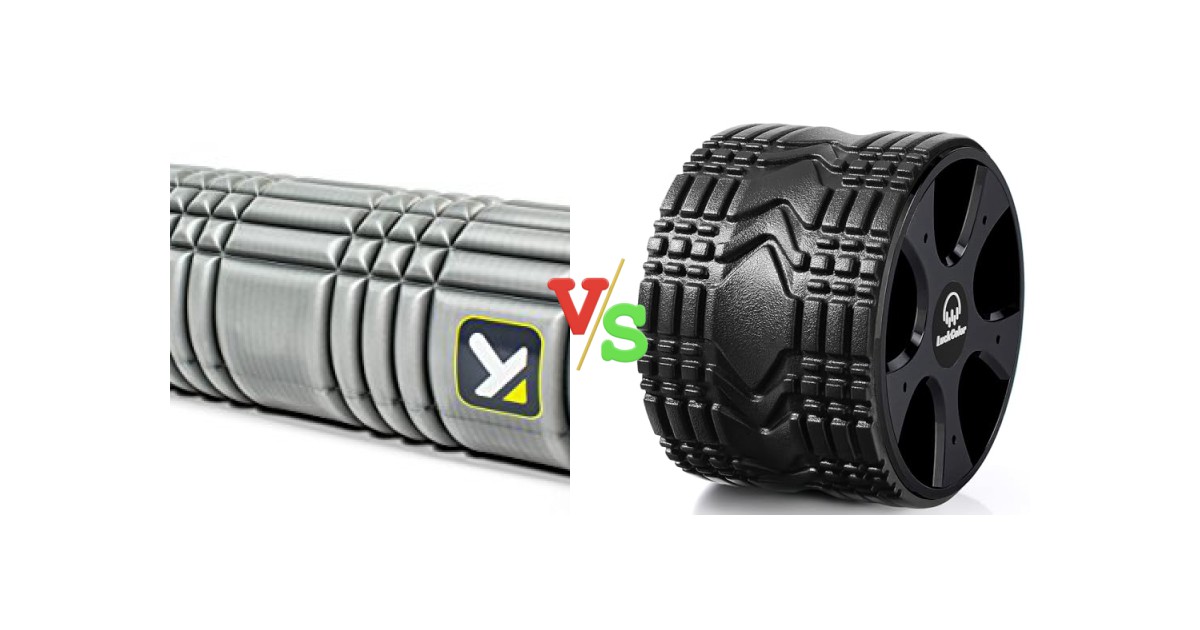 Triiger Point Rollere TriggerPoint Foam Roller vs Back Roller