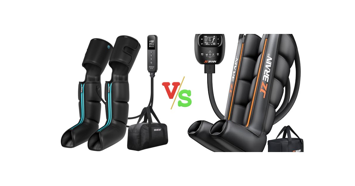 Compression Device Rls CINCOM Leg Massager vs JZBRAIN Compression