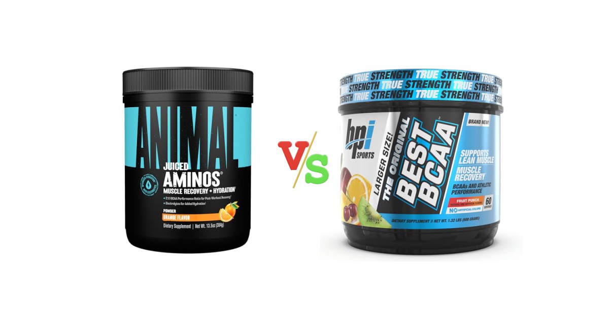 Animal Juiced Amino vs BPI Sports Best BCAA