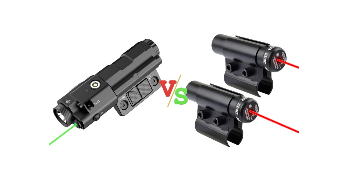 TOUGHSOUL Flashlight vs LECPECON Laser Sights